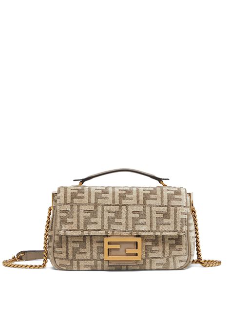 fendi baguette chain midi shoulder bag|Fendi korea baguette bag.